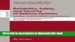 Read Reliability, Safety, and Security of Railway Systems. Modelling, Analysis, Verification, and