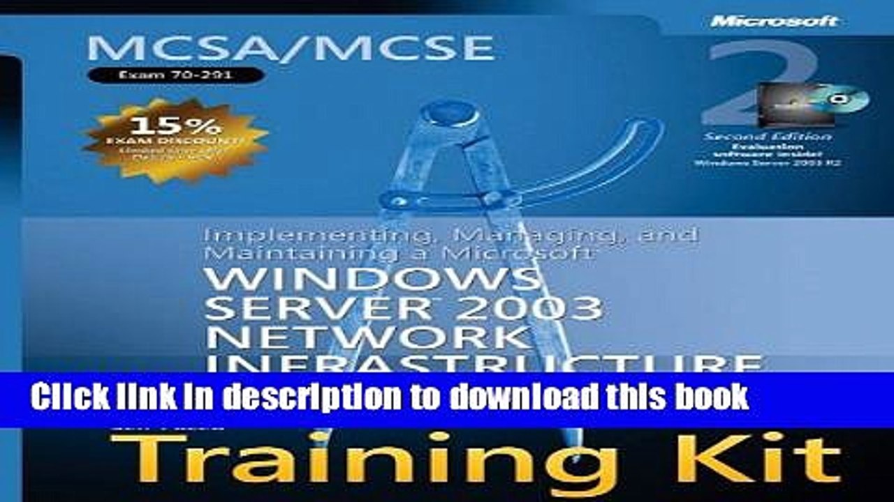 Read MCSA/MCSE Self-Paced Training Kit (Exam 70-291): Implementing, Managing, and Maintaining a