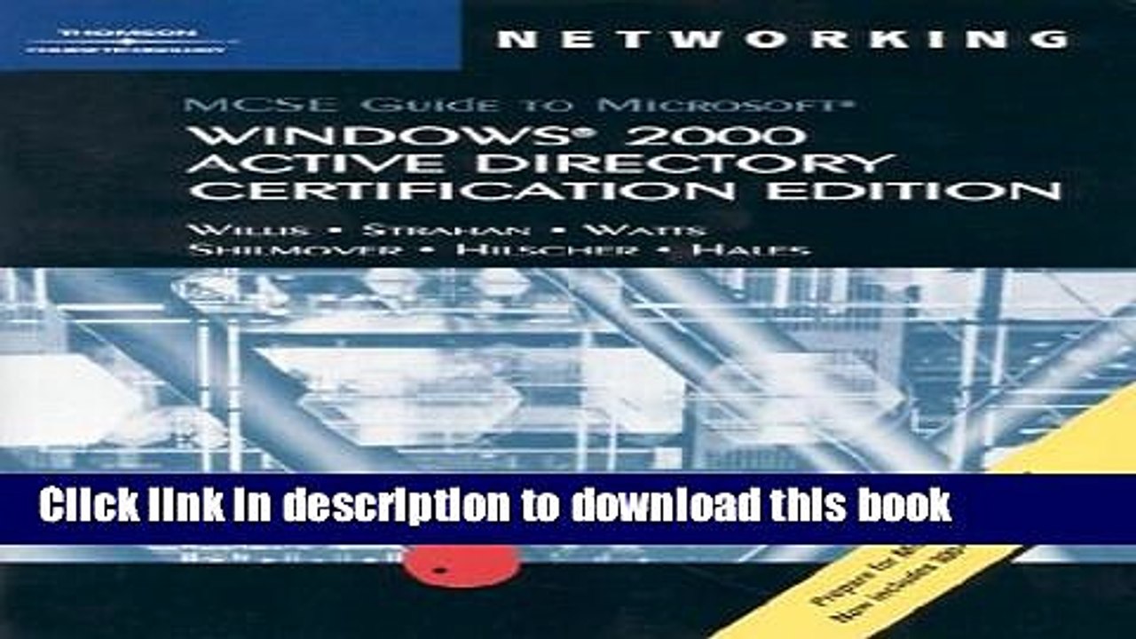 Read 70-217: MCSE Guide to Microsoft Windows 2000 Active Directory Certification Edition Ebook