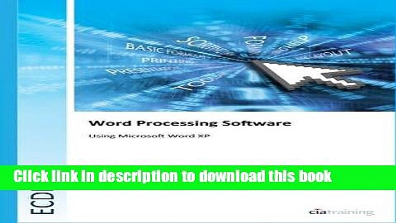 Download ECDL Syllabus 5.0 Module 3 Word Processing Using Word XP PDF Online