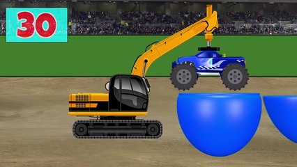 Colors Surprise Eggs Vehicle Banana Car MotorBike Boat And More - Surprise Eggs Nursery Rhymes_27