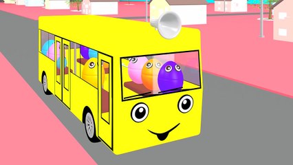 Colors Surprise Eggs Vehicle Banana Car MotorBike Boat And More - Surprise Eggs Nursery Rhymes_34