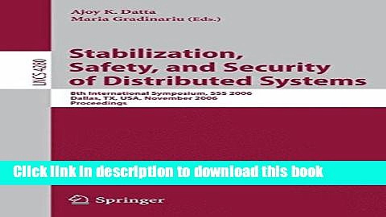 Read Stabilization, Safety, and Security of Distributed Systems: 8th International Symposium, SSS
