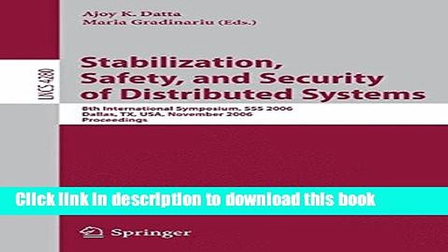 Read Stabilization, Safety, and Security of Distributed Systems: 8th International Symposium, SSS