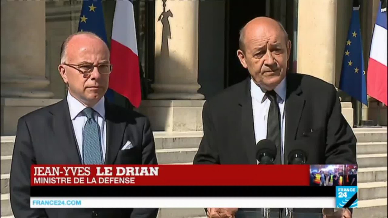 Attentat de Nice - Jean-Yves Le Drian : "Nos forces ont frappé le groupe Etat islamique hier et cette nuit"