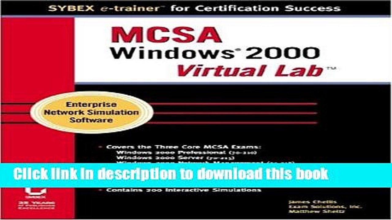 Read MCSA: Windows 2000 Virtual Lab Ebook Free
