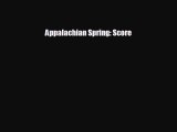 Free [PDF] Downlaod Appalachian Spring: Score#  FREE BOOOK ONLINE