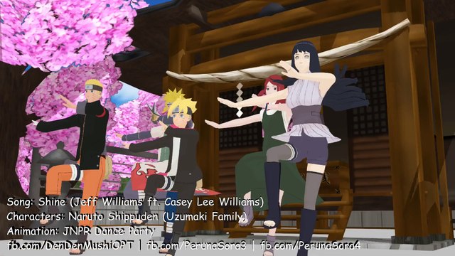 [MMD] JNPR Dance Party Anime - Uzumaki Family (Naruto Shippuden), One Piece Female Characters and One Punch Man