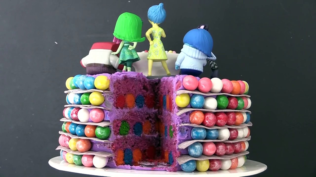 INSIDE OUT CAKE How To Cook That Ann Reardon Disney Pixar Movie Cake|NoneTV
