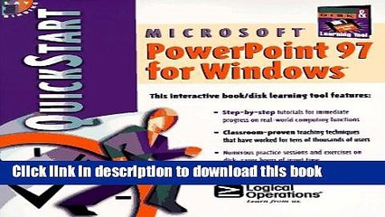 Read Microsoft Powerpoint 97 for Windows Quickstart (QuickStart Series) Ebook Free