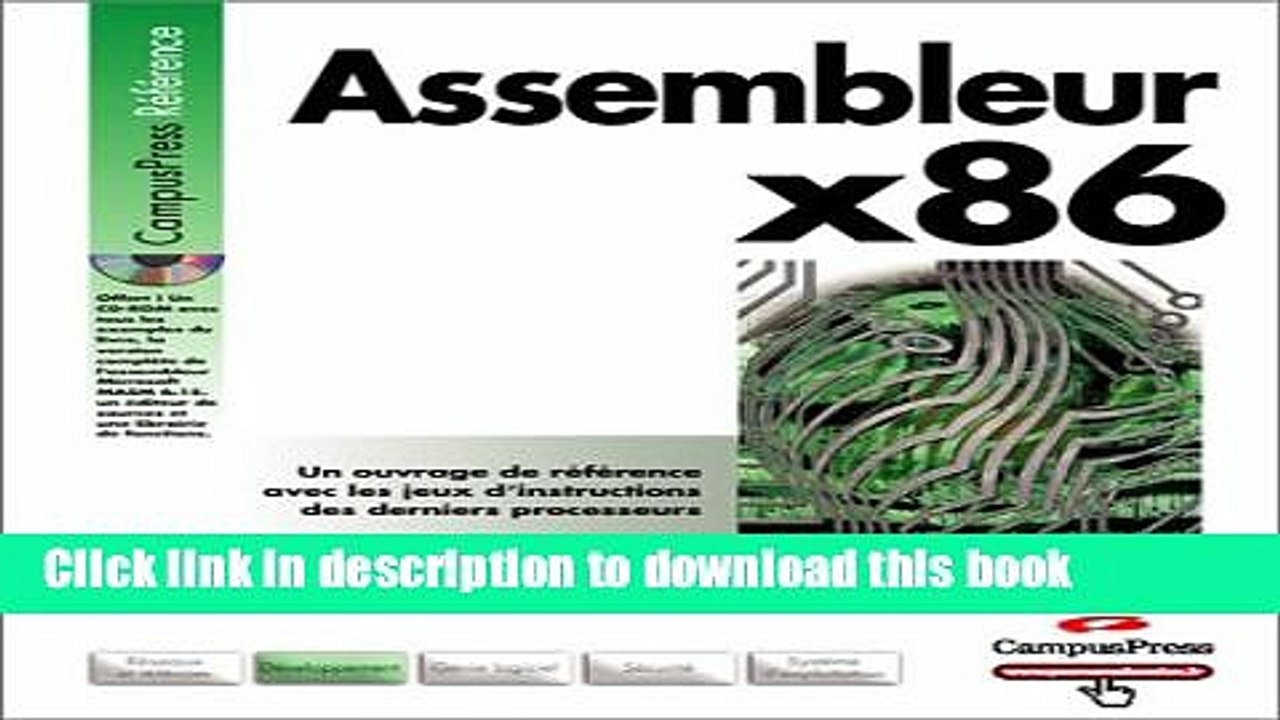 Read Assembleur X86 CP Reference Ebook Free