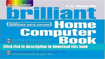 Read Brilliant Home Computer Book: Windows Vista Edition PDF Free