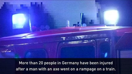 Germany axe attack: 20 injured