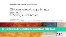 Download Book Stereotyping and Prejudice (Frontiers of Social Psychology) PDF Free