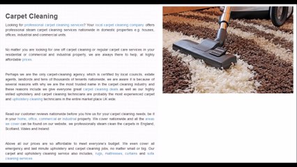 Localcarpetcleaning A Carpet Cleaning Company UK