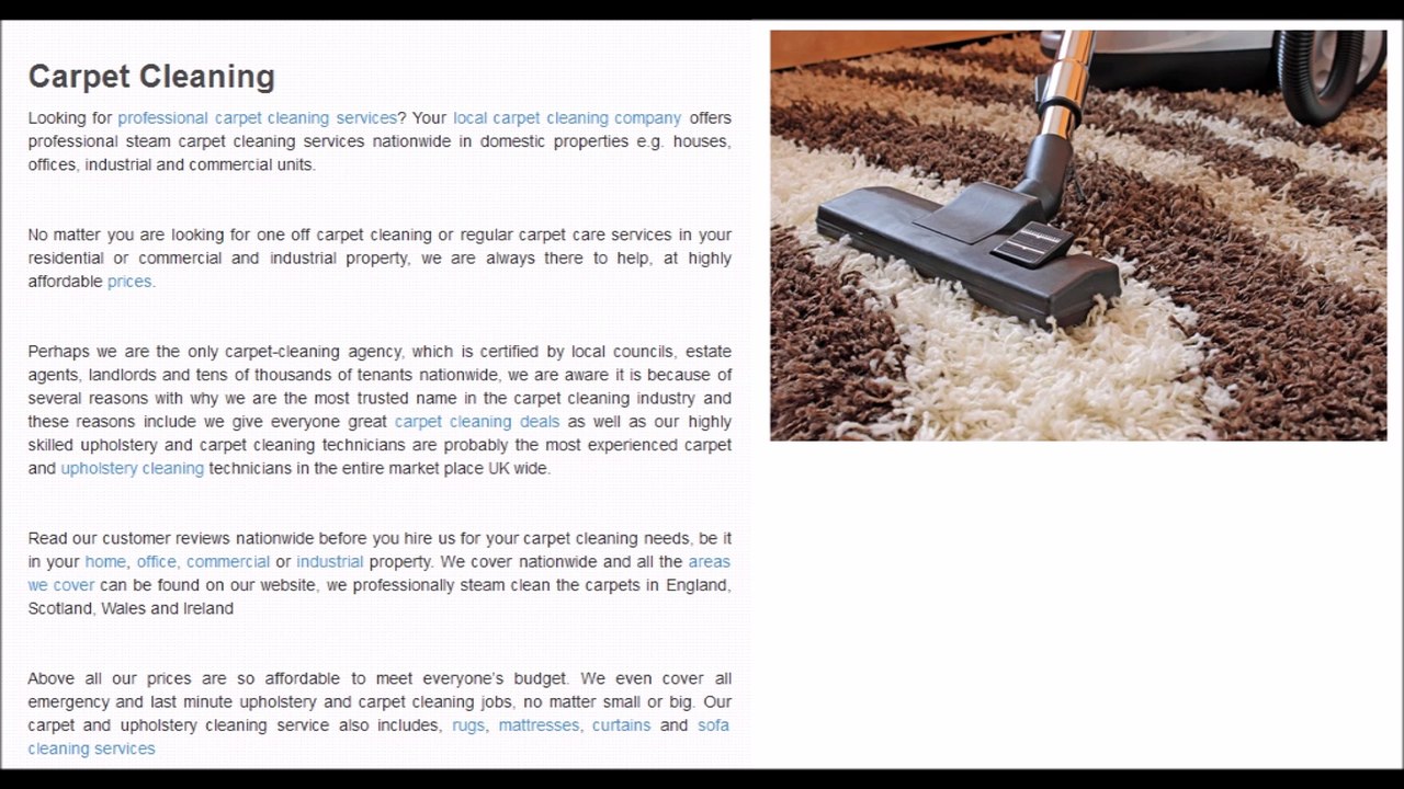 Localcarpetcleaning A Carpet Cleaning Company UK