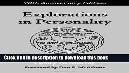 Read Book Explorations in Personality ebook textbooks