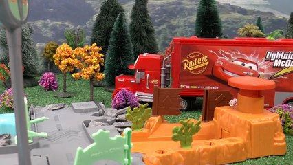 Disney Cars Toys Fun with Frank and Superheroes Captain America Iron Man and Thomas and Friends_3