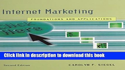 Read Internet Marketing: Foundations and Applications  Ebook Free