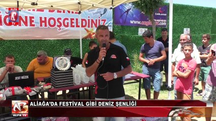 Aliağa’da Festival Gibi Deniz Şenliği