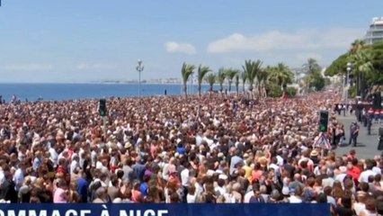 Une minute de recueillement à Nice en mémoire des victimes de l'attentat