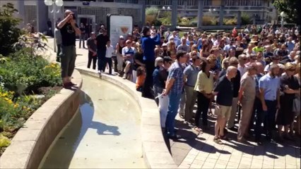 Minute de silence à Besancon