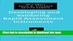 Read Book Developing and Validating Rapid Assessment Instruments (Pocket Guide to Social Work