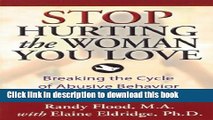 Download Stop Hurting the Woman You Love: Breaking the Cycle of Abusive Behavior  PDF Free