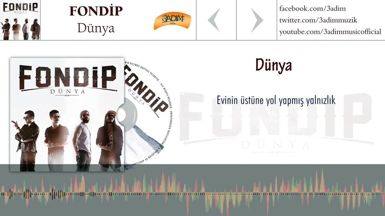 Fondip - Dünya  (Official Lyric Video)