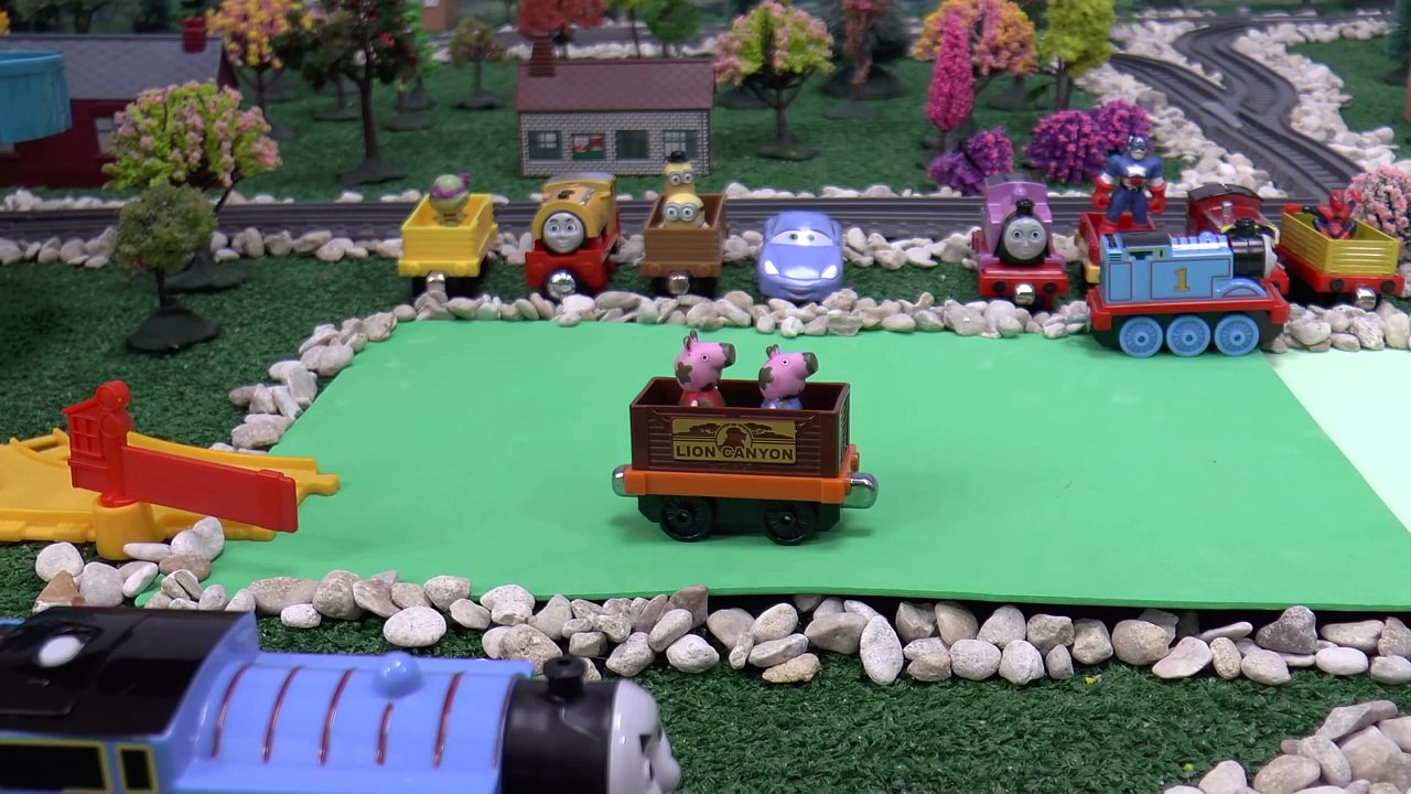 Hot Wheels Shark race Minions and Thomas and Friends for kids with Paw Patrol (8)