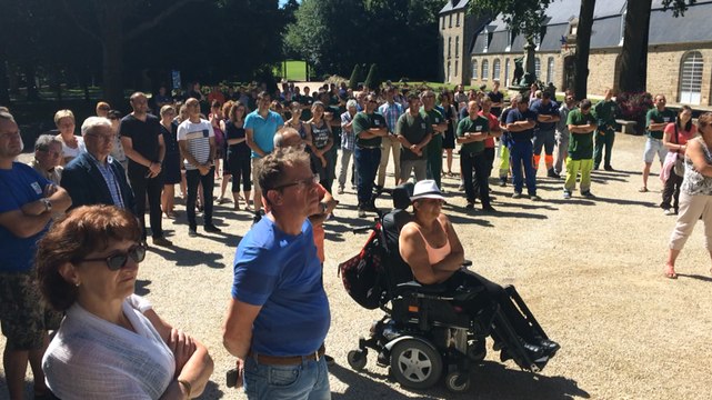 Recueillement à Flers après l'attentat de Nice