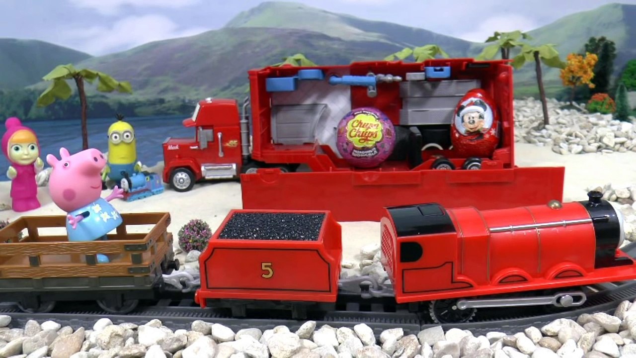 Hot Wheels Shark race Minions and Thomas and Friends for kids with Paw Patrol (15)