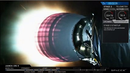 SpaceX Launches CRS-9 to the International Space Station and Lands First Stage
