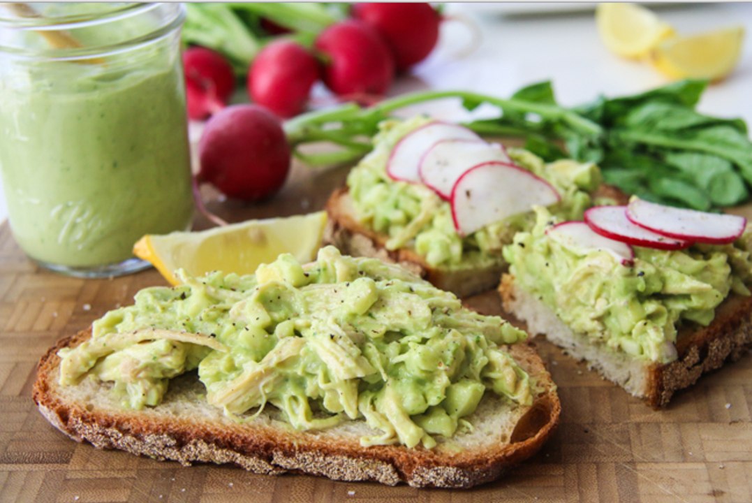 Avocado Chicken Salad Toast