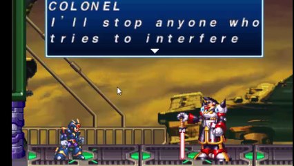 Megaman X4 Colonel Stage Ultimate Armor
