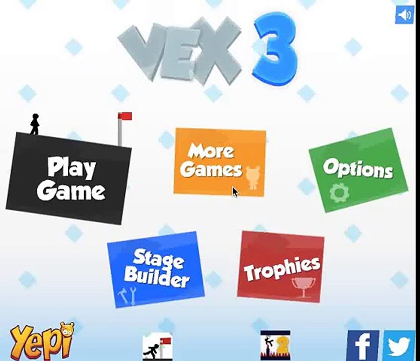 Геймплей игры для мальчиков Vex 3
