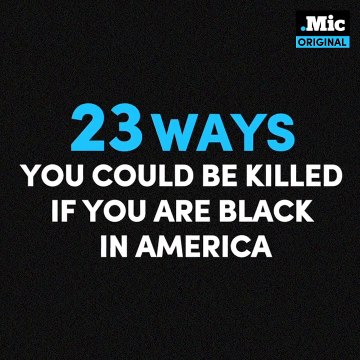 23 raisons de vous faire tuer si vous êtes noir aux Etats-Unis