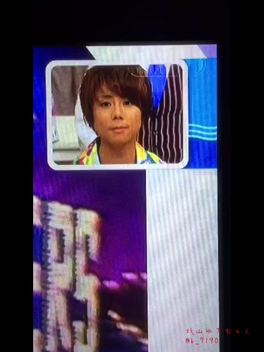 160718☆fns_ワイプかわいい北山宏光