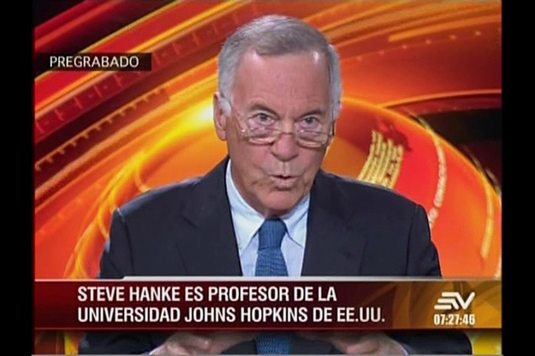 Entrevista a Steve Hanke, padre de la dolarización en Ecuador