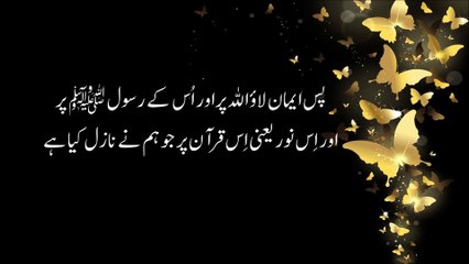 Beautiful Quran Heart touching Surah Al Taghabun with Urdu Translation HD