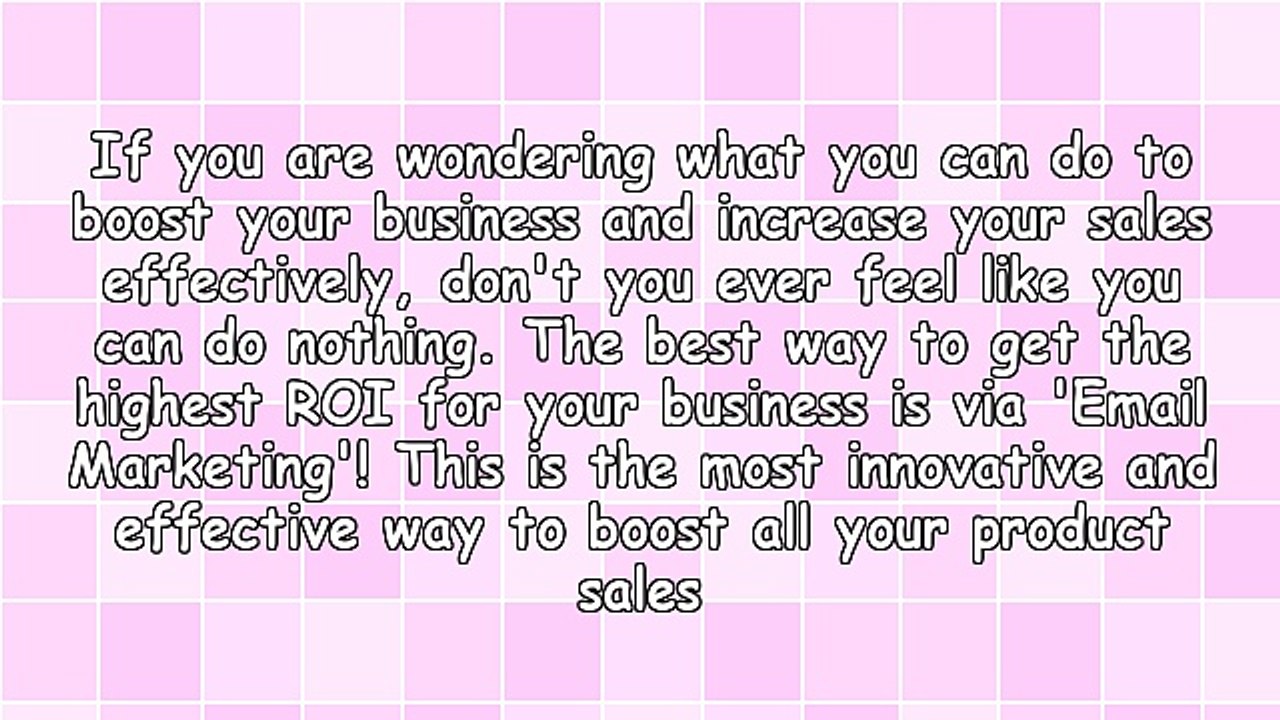 Email Marketing - The Best and Cheapest Way to Increase Your Sales