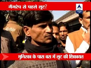 Before gangrape, men on bus allegedly robbed another passenger