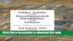 [PDF] Older Adults With Developmental Disabilities and Leisure: Issues, Policy, and Practice