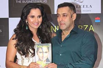 Salman Khan launches Sania Mirza's autobiography