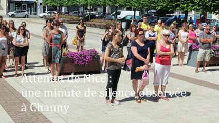 Attentat de Nice : minute de silence à Chauny et Tergnier