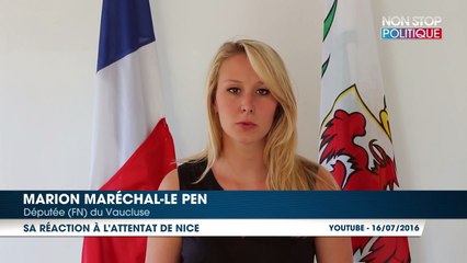 Attentat de Nice : la réaction de Marion Maréchal-Le Pen
