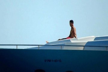 Cristiano Ronaldo apura sus últimos días en Ibiza