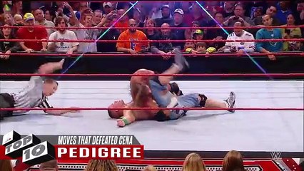Dominating Moves That Defeated John Cena - WWE Top 10, June 18, 2016