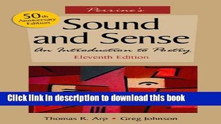 [PDF]  Perrine s Sound and Sense: An Introduction to Poetry  [Read] Online