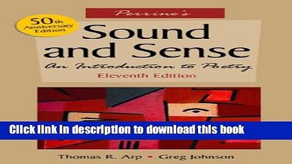 [PDF]  Perrine s Sound and Sense: An Introduction to Poetry  [Read] Online